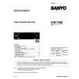 SANYO VHR768E Manual de Servicio