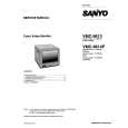 SANYO VMC86138614 Manual de Servicio