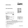 SANYO VHR796G Manual de Servicio