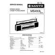 SANYO MS450L Manual de Servicio