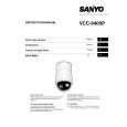 SANYO VCC-9400P Manual de Usuario